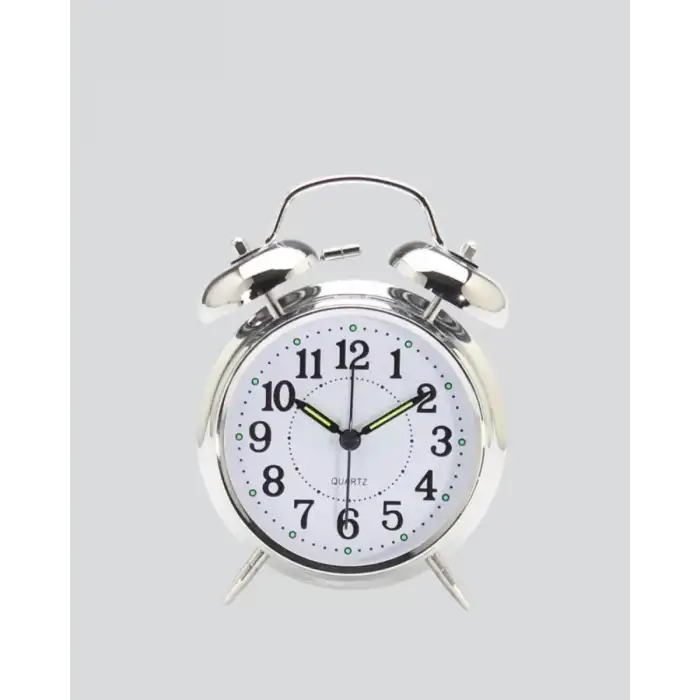 AsilTech Dekoratif Gümüş Saat