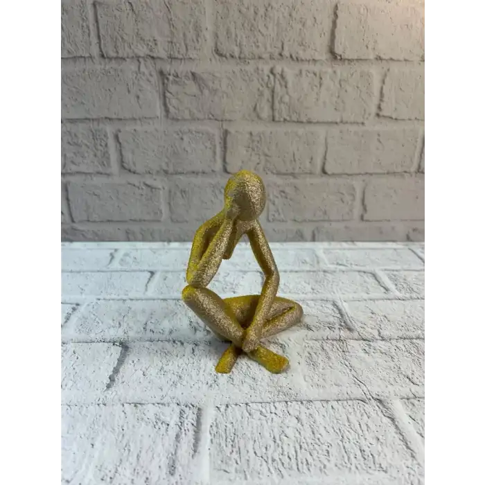 AsilTech DEKORATİF İNSAN FİGÜRÜ SARI