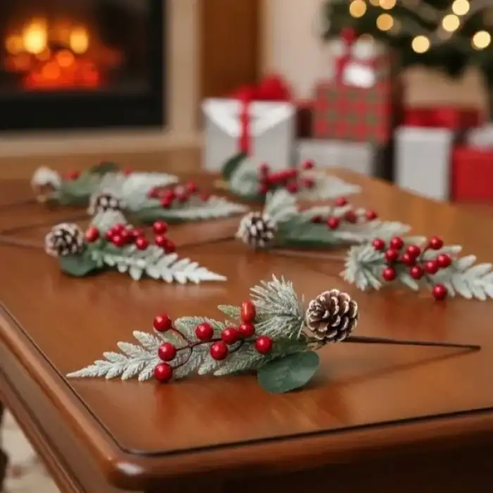 AsilTech Dekoratif Kozalaklı Yapay Kokina