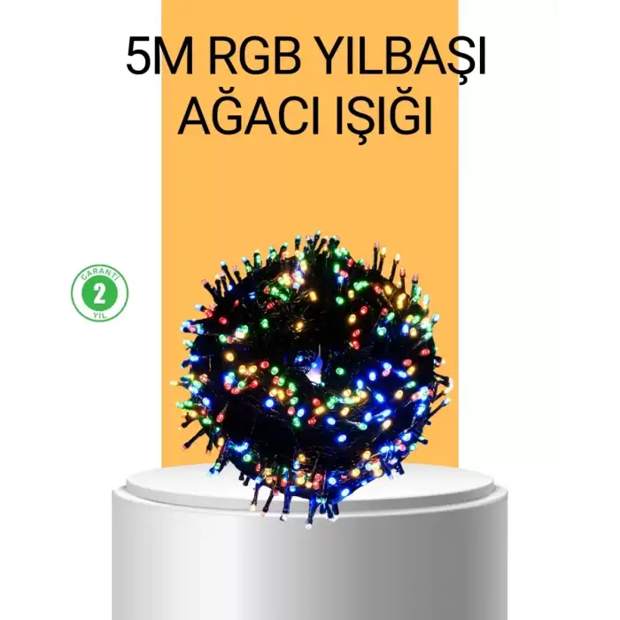 AsilTech Dekoratif LED Çelenk Işık 8 Farklı Aydınlatma Modu