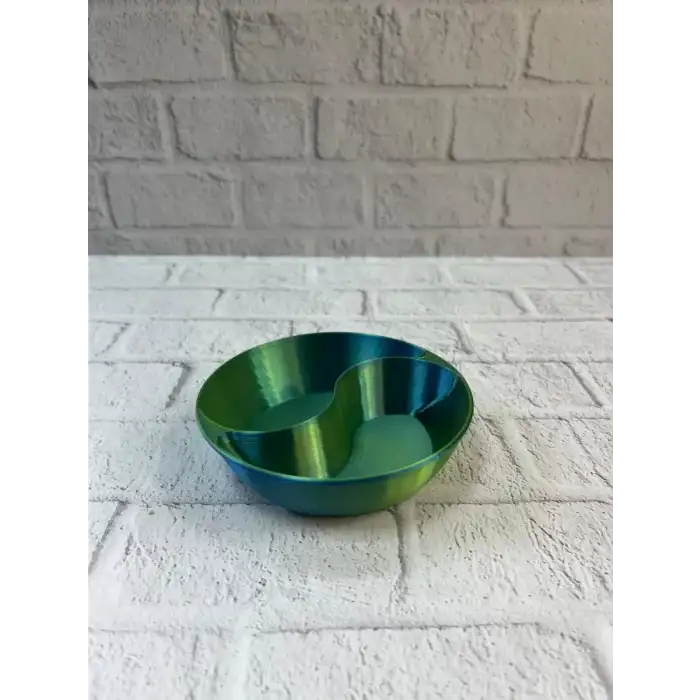 AsilTech Dekoratif Yeşil Çerezlik Kase 4’lü Set 3x12 cm