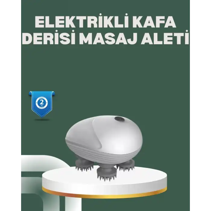 AsilTech Derin Masaj Sağlayan Elektrikli Kafa Masaj Aleti