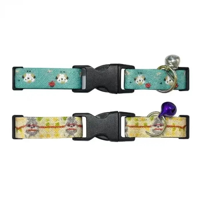 AsilTech Desenli Zilli Kedi Tasması