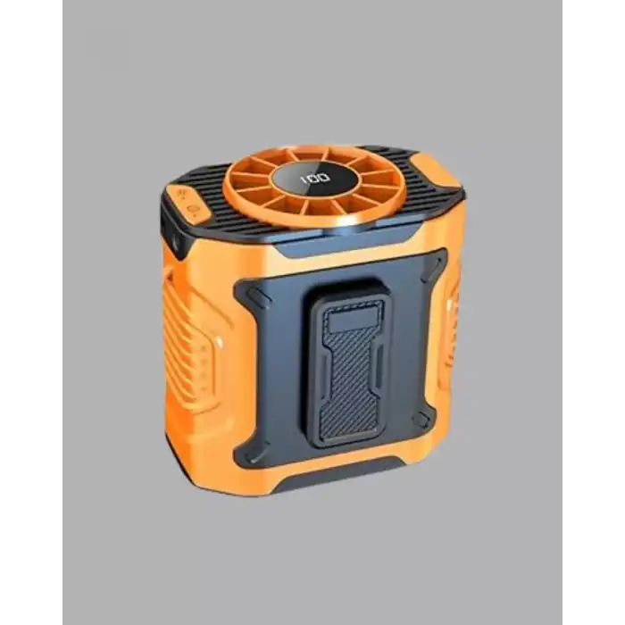 AsilTech Dijital Ekranlı Turbo Mini Fan – 3 Kademeli Hız, Sessiz Çalışma ve Type-C Şarj