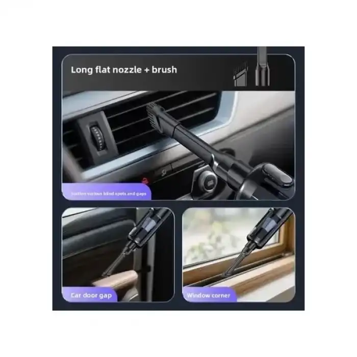 AsilTech Dijital Göstergeli Şarjlı Araç Süpürgesi