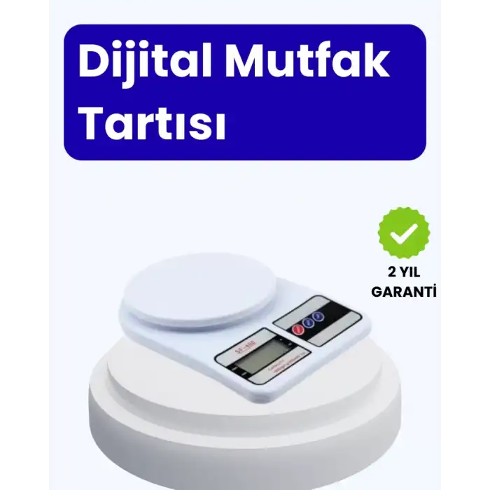 AsilTech Dijital Mutfak Terazisi 10kg Kapasiteli 1g Hassasiyetli