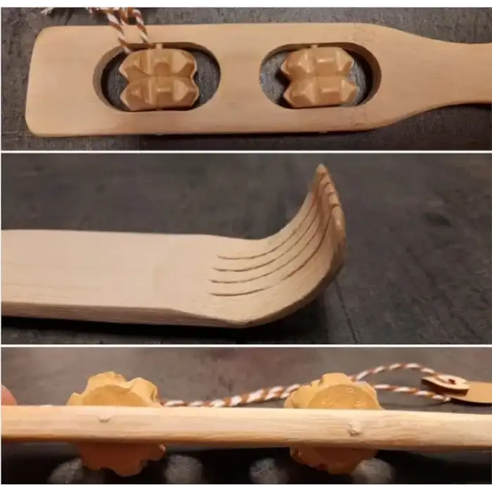 AsilTech Doğal Bambu Kaşınma Ve Masaj Sopası