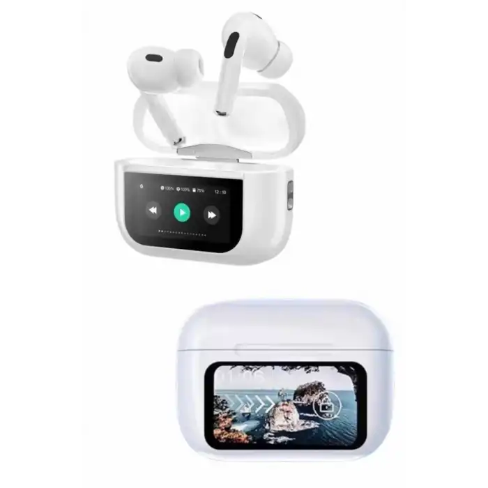 AsilTech Dokunmatik Ekranlı ANC/ENC Yeni Nesil Pro Bluetooth Kulaklık Dokunmatik Ekran
