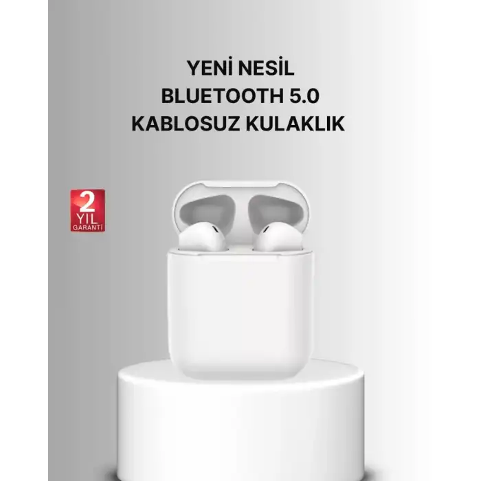 AsilTech Dokunmatik Kontrollü 2. Nesil Bluetooth 5.0 Uzun Pil Ömürlü Kulaklık