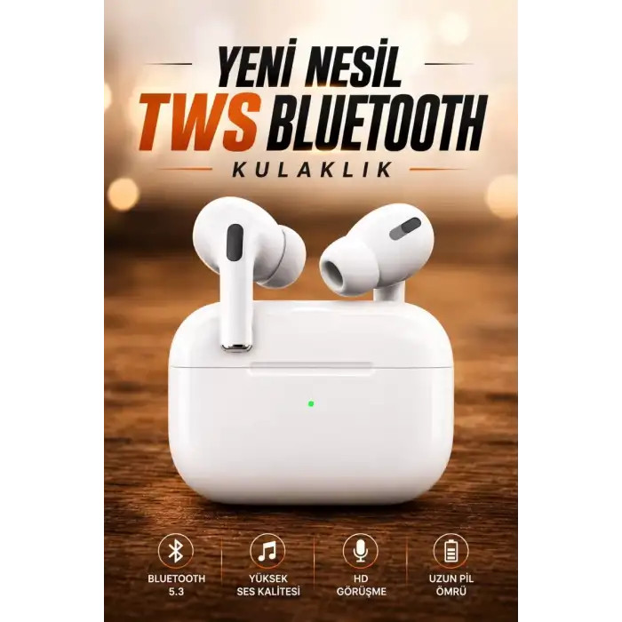 AsilTech Dokunmatik Kontrollü Kablosuz Kulaklık iOS ve Android Uyumlu