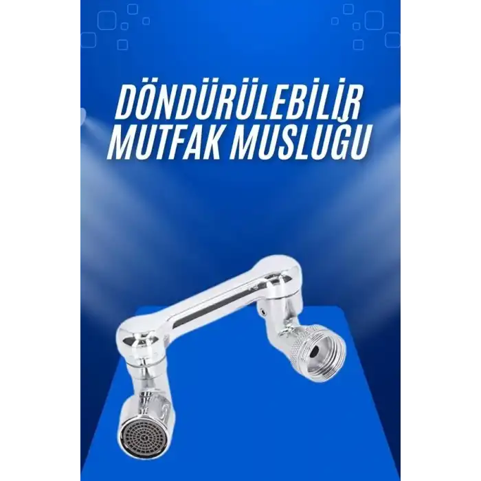 AsilTech Döndürülebilir Musluk Mutfak Banyo Musluk Ucu Başlığı 4 Filtreli