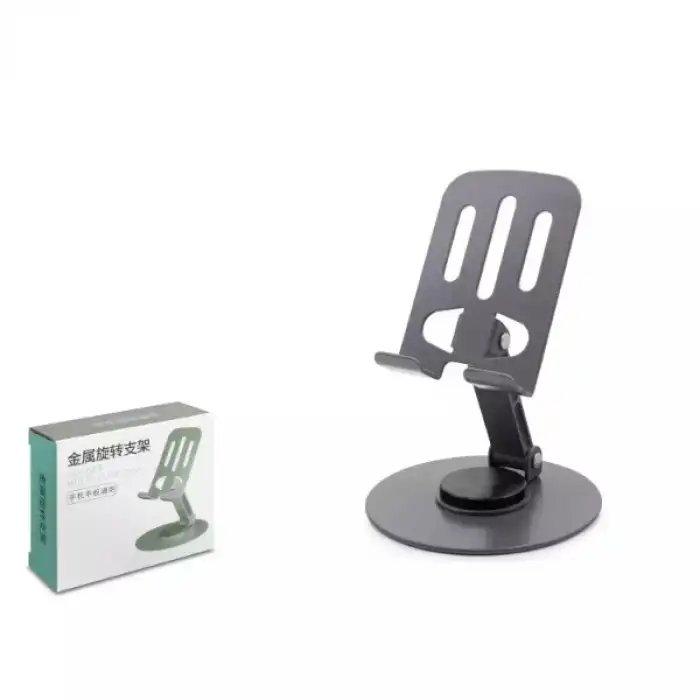AsilTech Dönebilir ve Katlanabilir Masaüstü Metal Telefon Tutucu