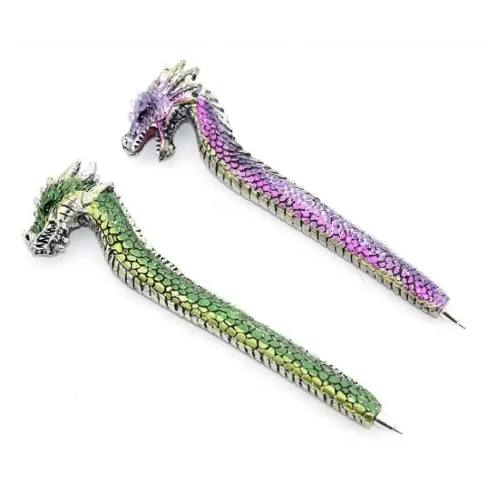 AsilTech Dragonlu Polyester Tükenmez Kalem