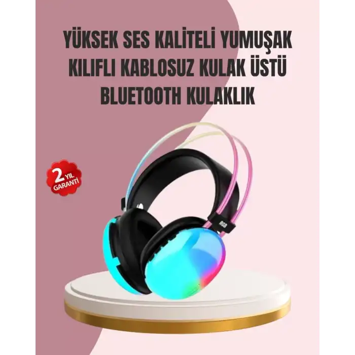 AsilTech Düşük Gecikmeli Bluetooth 5.3 Gaming Kulaklık – RGB Işıklı