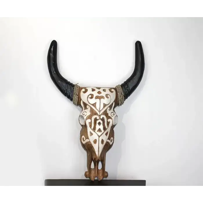 AsilTech Duvara Asmalı Bufalo Kafası