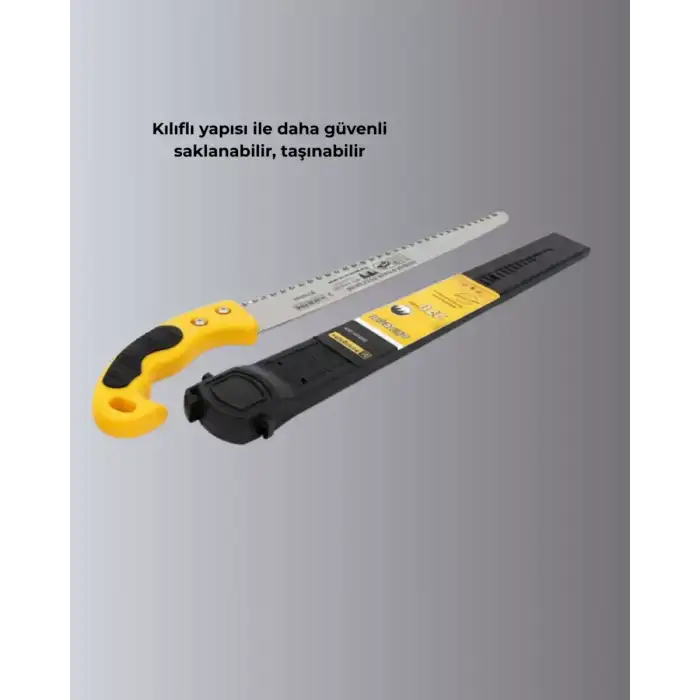 AsilTech Düz Bıçaklı Budama Testeresi Kılıflı Güvenli Tasarım
