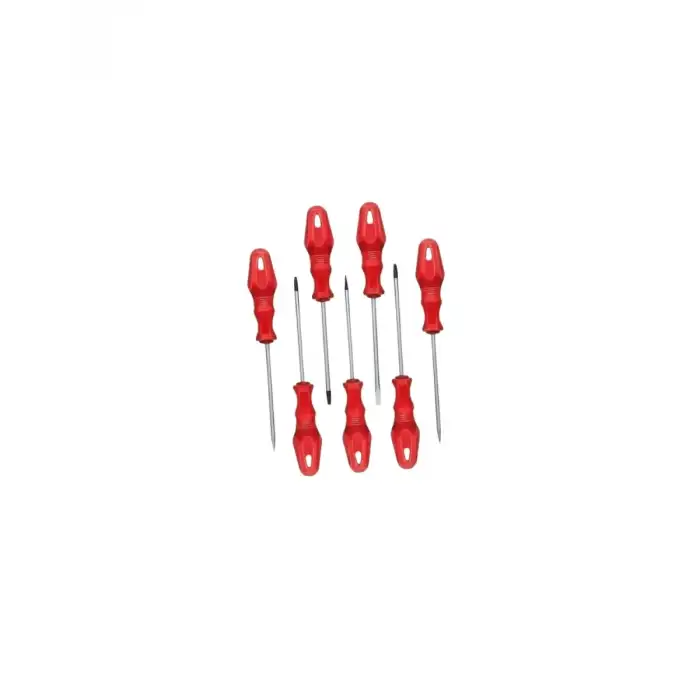 AsilTech Düz ve Yıldız Başlıklı 7li Tornavida Seti Ergonomik Tutma