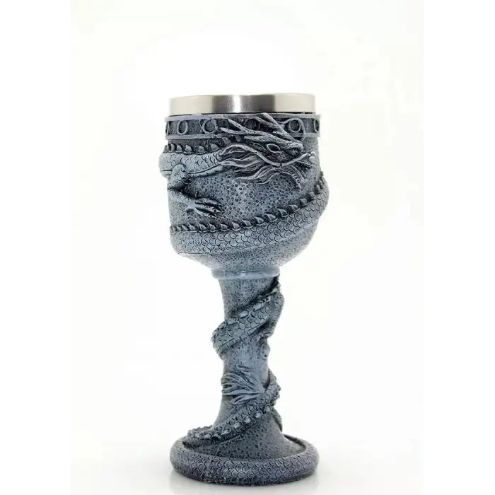 AsilTech Ejderha Tasarımlı Paslanmaz Çelik Kadeh Bardak Model 1