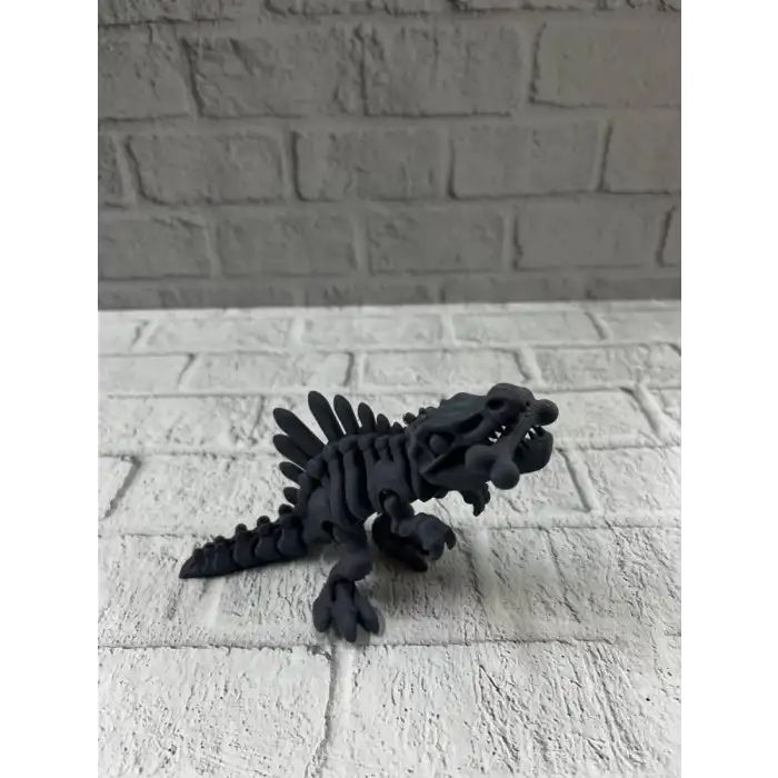 AsilTech Eklemli Hareketli Dinazor Figürü Siyah – Dekoratif Masa Üstü Oyuncak