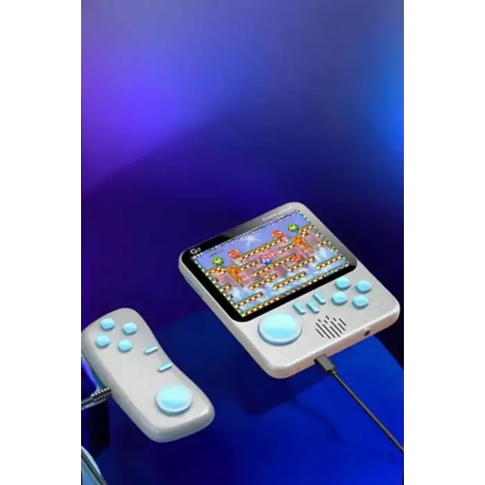 AsilTech El Atarisi 3.5 inç Ekran Çift Konsol 666 Adet Retro Oyun Gamepad