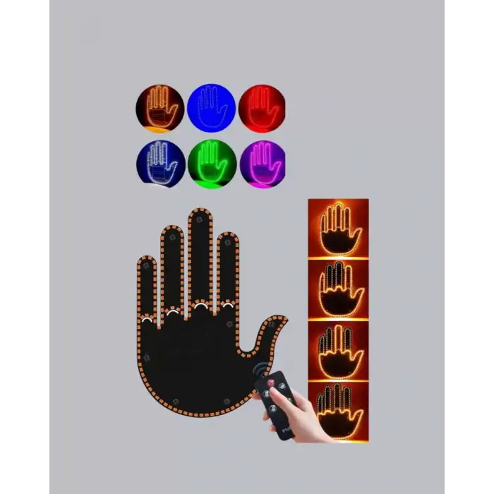 AsilTech El Hareketiyle Kontrol Edilen 176 LED Amber Güvenlik Lambası