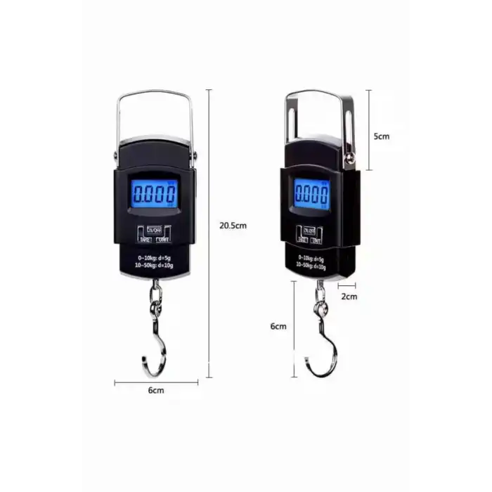 AsilTech El Kantarı Dijital El Terazisi 50 Kg Kapasiteli LCD Ekranlı