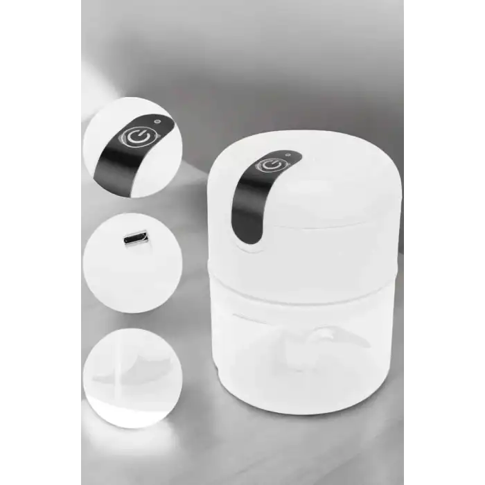 AsilTech El Rondosu Mini Şarjlı Doğrayıcı Taşınabilir 250 ml
