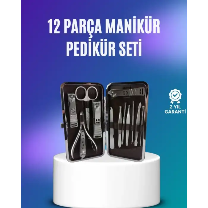 AsilTech El ve Ayak Bakımı İçin Profesyonel 12 Bakım Seti