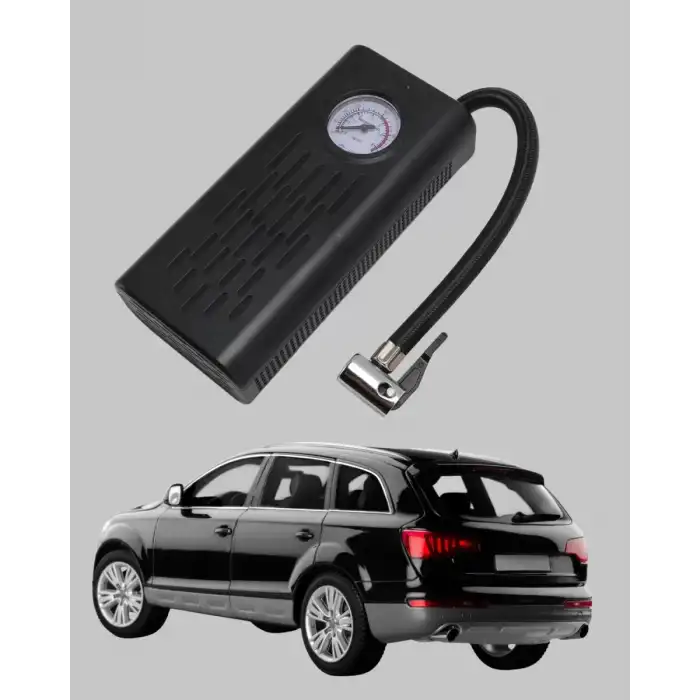 AsilTech Elektrikli Hava Kompresörü Type-C USB Şarjlı Çok Fonksiyonlu Lastik Pompası