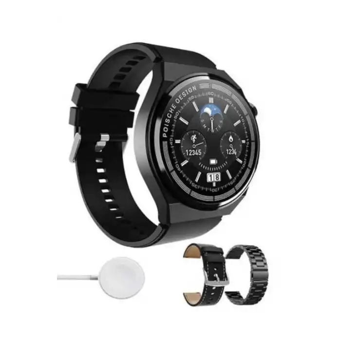 AsilTech En Çok Tercih Edilen Akıllı Saat Amoled Ekran Nabız Sensörü GPS Uyumlu Adımsayar