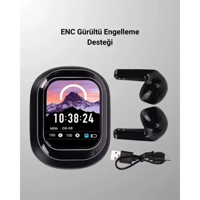 AsilTech ENC Destekli Bluetooth 5.4 Kulaklık – EQ Ayarlı, Akıllı Kutulu