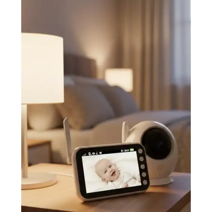 AsilTech Enerji Tasarruflu Bebek İzleme Kamerası Gece Görüşlü