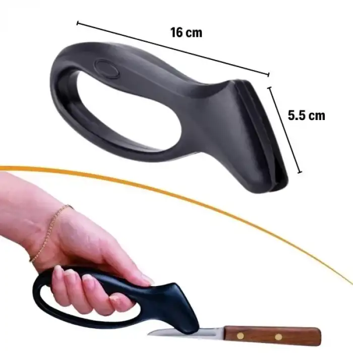 AsilTech Ergonomik Paslanmaz Çelik Manuel Bıçak Bileme Aleti