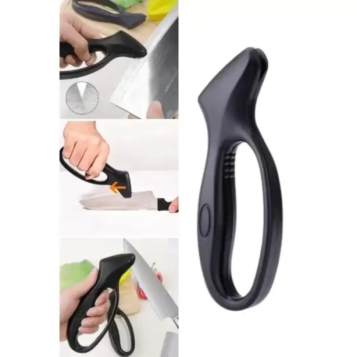 AsilTech Ergonomik Paslanmaz Çelik Manuel Bıçak Bileme Aleti