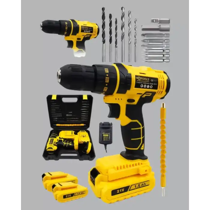 AsilTech Ergonomik Tasarımlı 12V Matkap | 2 Vitesli, LED Aydınlatmalı ve Dayanıklı