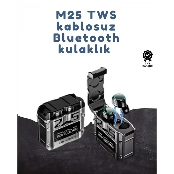 AsilTech Ergonomik Tasarımlı Bluetooth Kulaklık | Suya Dayanıklı | Dokunmatik Kontrollü