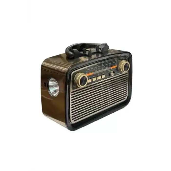 AsilTech Eskitme Nostalji Tasarımlı Bluetoothlu Nostalji Radyo Ahşap Nostaljik Görünümlü
