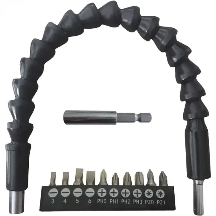 AsilTech Esnek Şaftlı Tornavida Ucu Seti