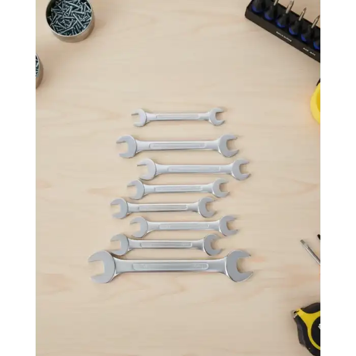 AsilTech Ev ve Atölye Kullanımına Uygun 8li Kombine Anahtar Seti