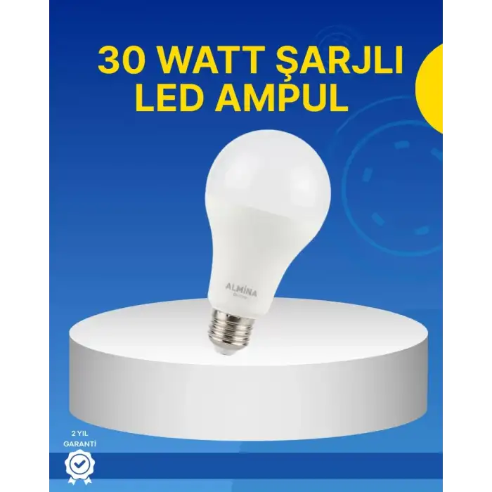 AsilTech Ev ve İş Yeri İçin Şarjlı LED Ampul