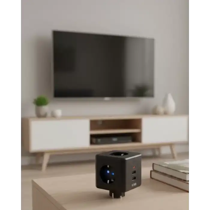 AsilTech Ev ve Ofis Kullanımı İçin Akım Korumalı USB Girişli Priz