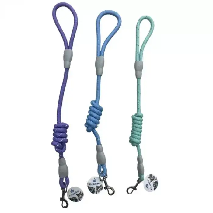 AsilTech Evcil Hayvan Fitil Gezdirme Tasması 10 mm x 120 cm