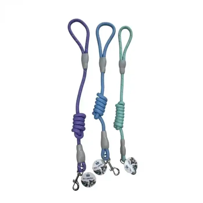 AsilTech Evcil Hayvan Fitil Gezdirme Tasması 12 mm x 120 cm