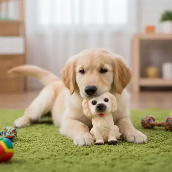 AsilTech Evcil Hayvan Sesli Köpek Şeklinde Plastik Oyuncak