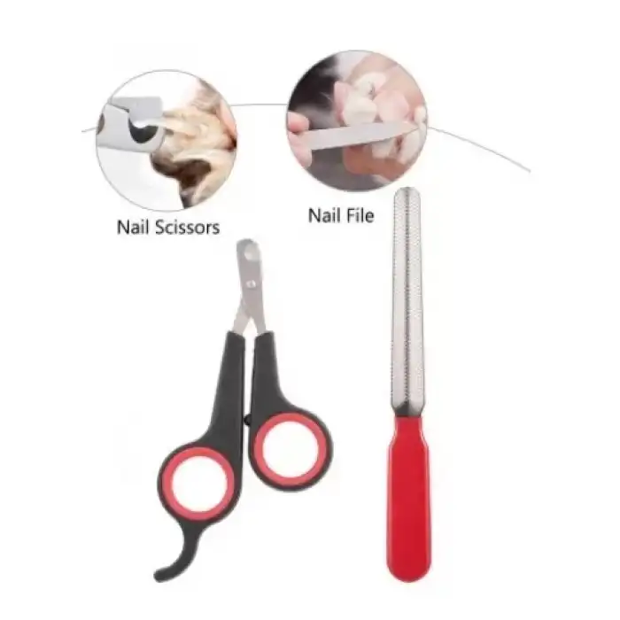AsilTech Evcil Hayvan Tırnak Makası ve Törpü Seti