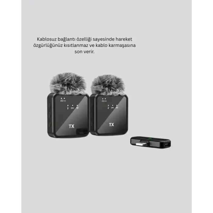 AsilTech F15 YAKA MİKROFON