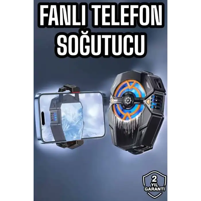 AsilTech Fanlı Telefon Soğutucu Pervaneli Soğutma Fanı