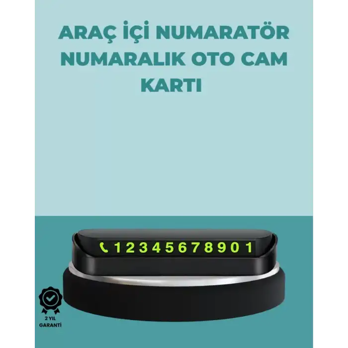 AsilTech Fosforlu Numara Göstergesi