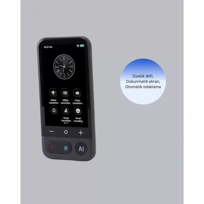 AsilTech Fotoğraf Tanıma ve Konuşma Çevirili Akıllı Tercüman