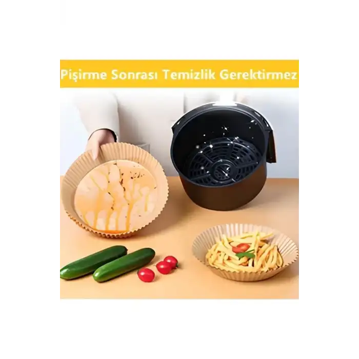 AsilTech Fritöz Pişirme Kağıdı 50 Adet